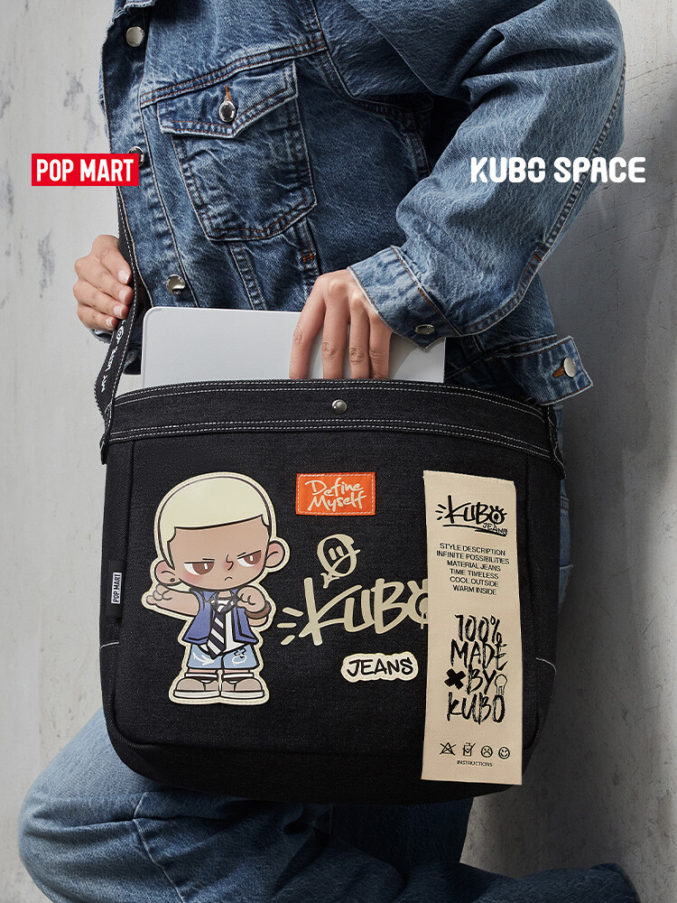 100%Authentic POPMART KUBO JEANS series Cross Body Bag Cute Gift