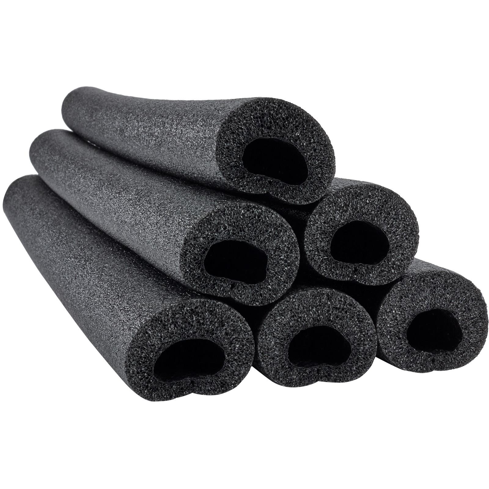 Foam Roll Bar/Cage High-Density Padding, Set of 6, Black, 36 Inches, 3 Inch OD