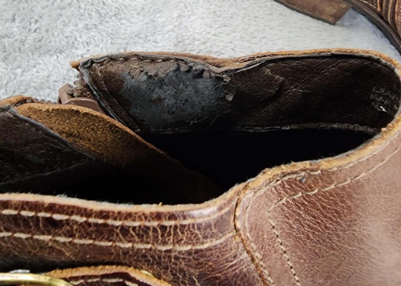 Matisse Kate Ankle Booties Women's Size 8.5 Brown Leather