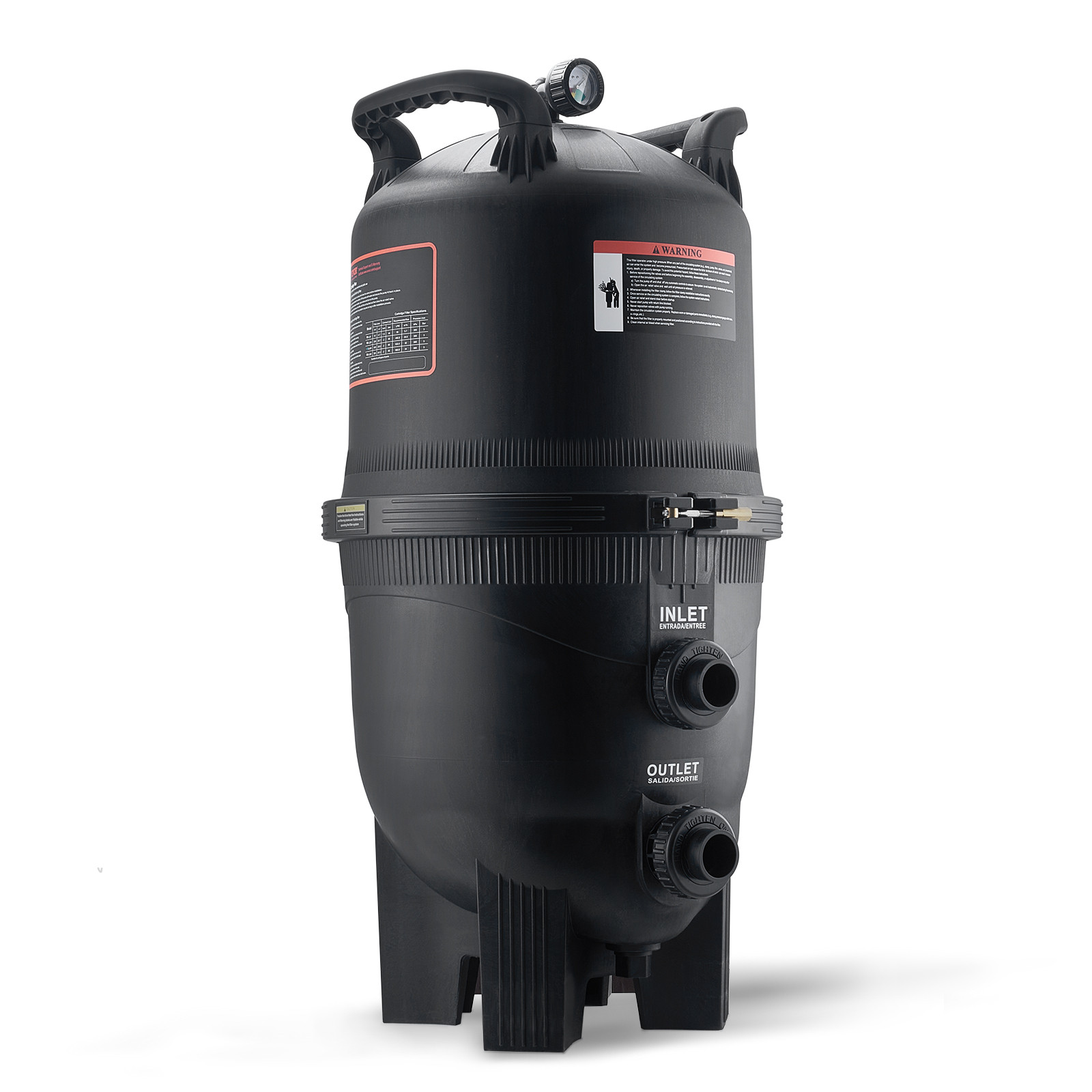 VEVOR Pool Cartridge Filter In/Above Ground Swimming Pool Filtration 525Sq.Ft