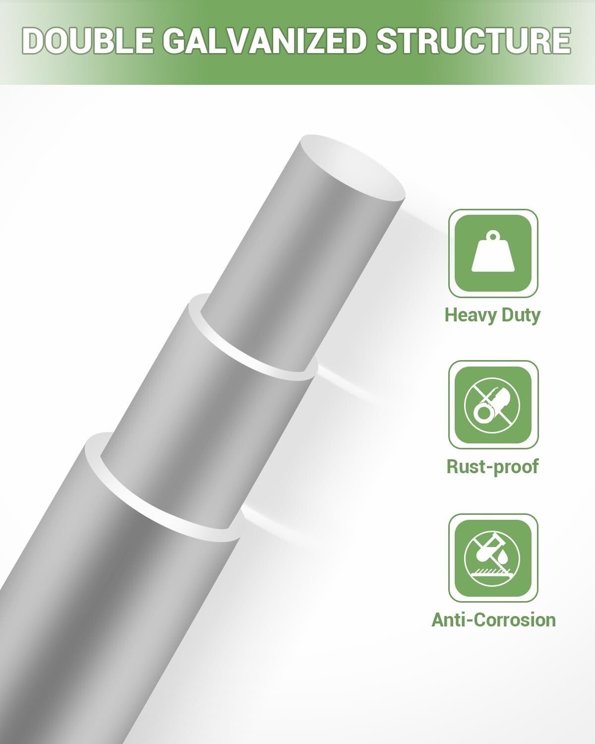 Farm Fence 6 x 328Ft Heavy Duty Galvanized Cattle Fence Animals Protection NEW