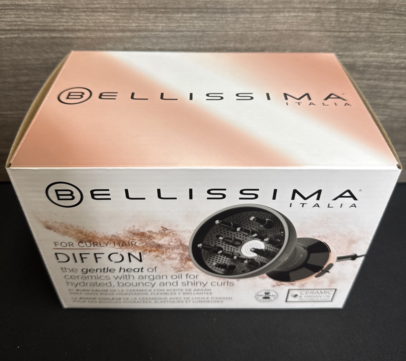 Bellissima Italia Diffon Lightweight Curly Hair Dryer Diffuser Model DF1/G5604