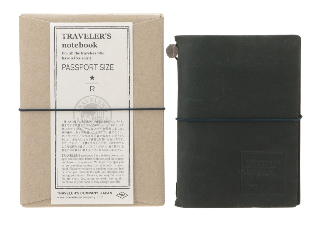 Starbucks Reserve Roastery Tokyo Traveler's Notebook Passport Size Blue Limited