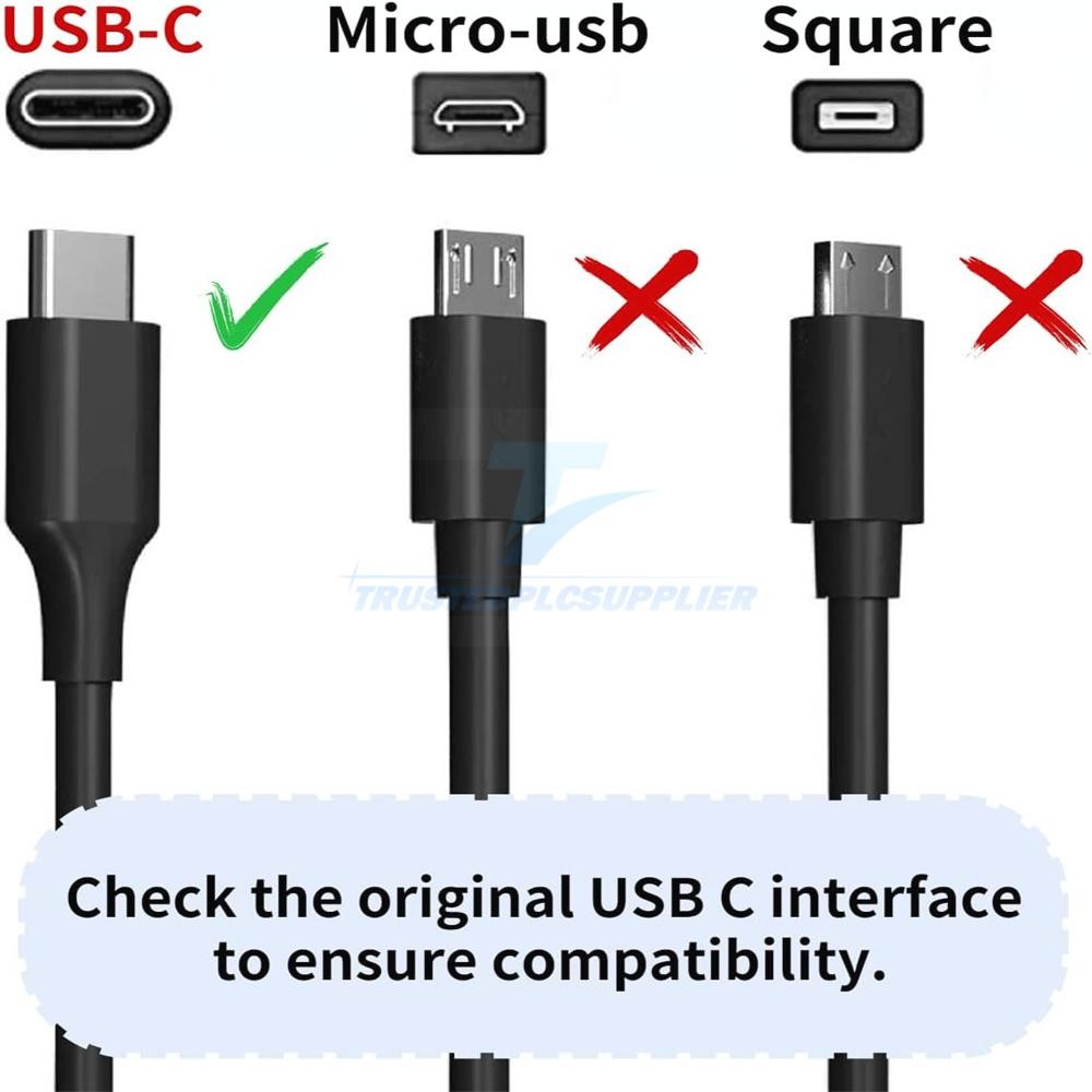 USB-C Type C Charger for Laptop Chromebook Tablet Phone 65w Universal Charge