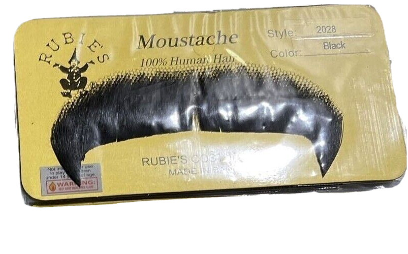 Rubies' Professional Winchester Theatrical Facial Moustache100% Human Hair-Black
