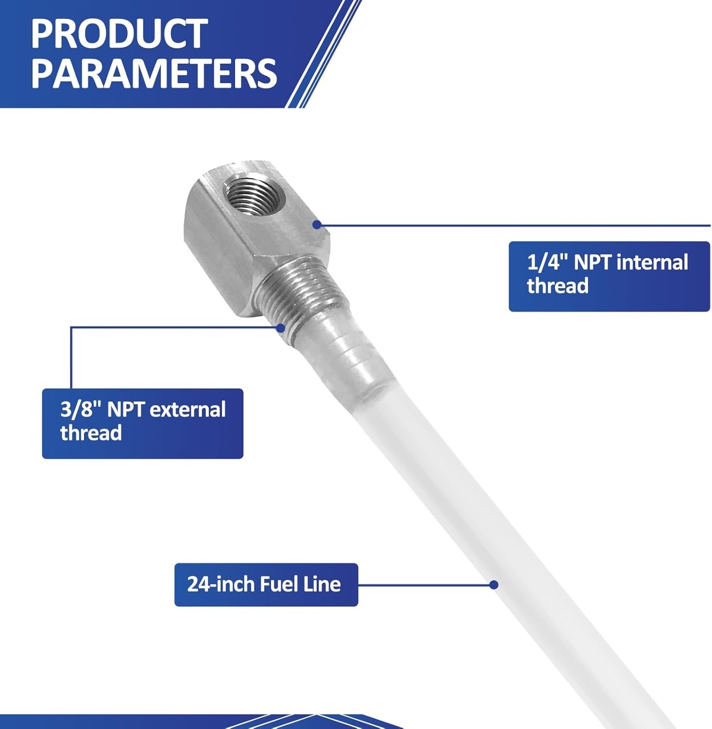 Universal 12" Marine Fuel Tank Pickup Tube with Strainer Replaces Part 7-0948