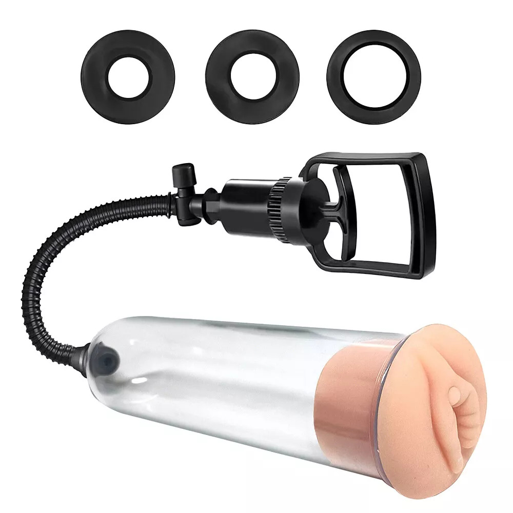 Penis Pump Vacuum Big Dick Stretcher Enlarger Enhancement Sex Toys for Men Adult
