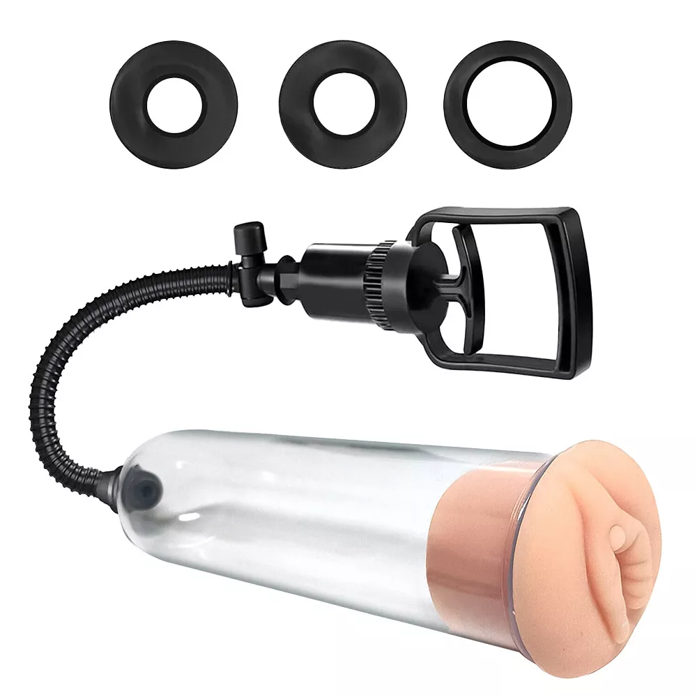 Penis Pump Vacuum Big Dick Stretcher Enlarger Enhancement Sex Toys for Men Adult
