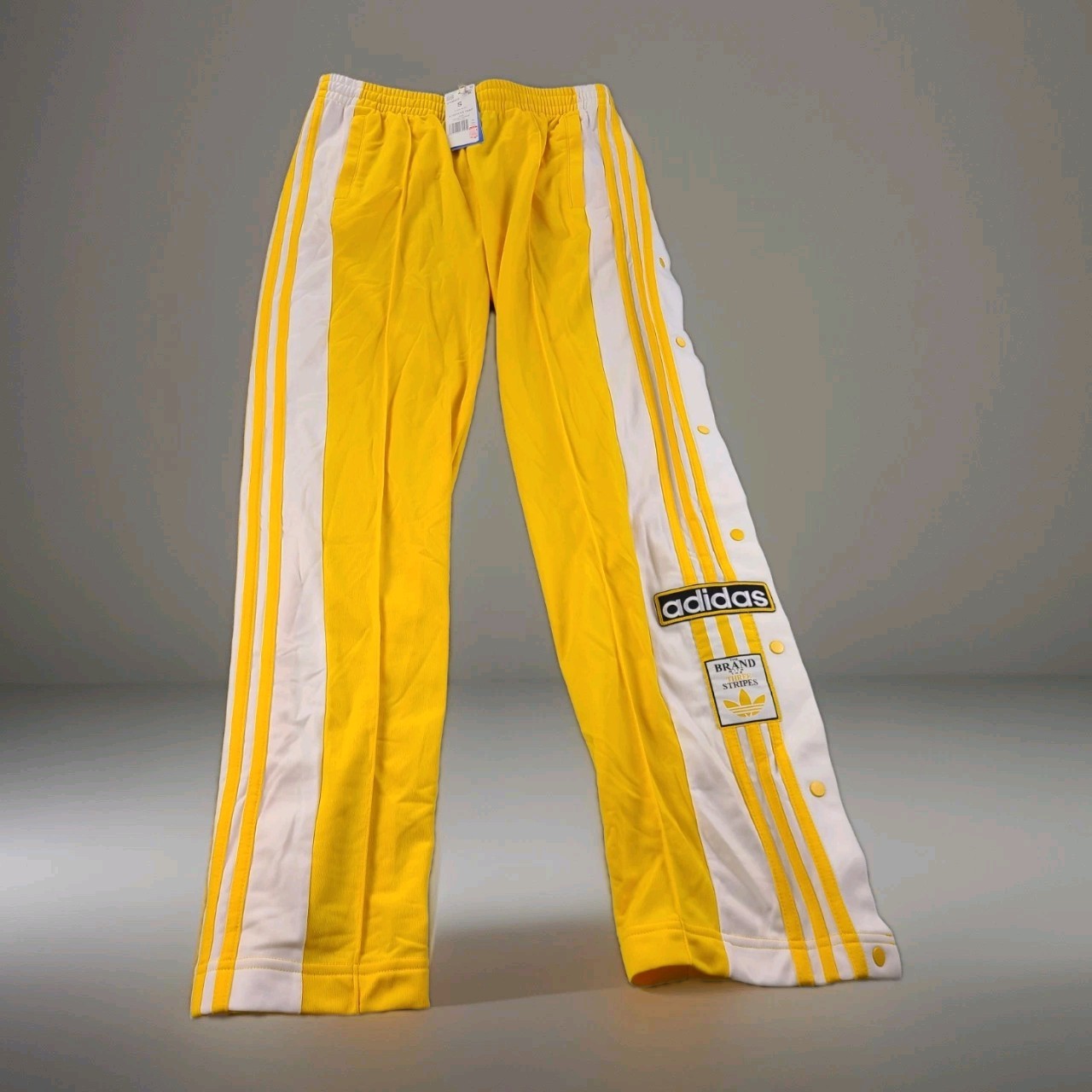 adidas Women's Originals Adibreak Iconic Pants snap-button side Size Small NWT