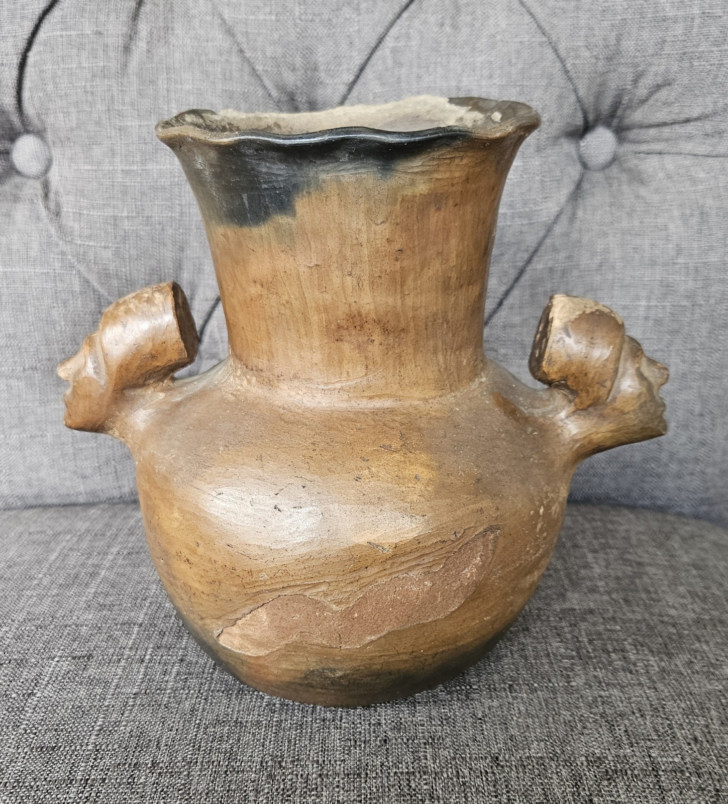 Catawba indian pottery, Unsigned Hagler Head