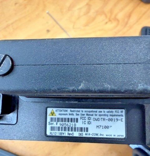 Macom M7100ip VHF hi-power MAHG-SHHXX 136-174 mhz. 110Watts.