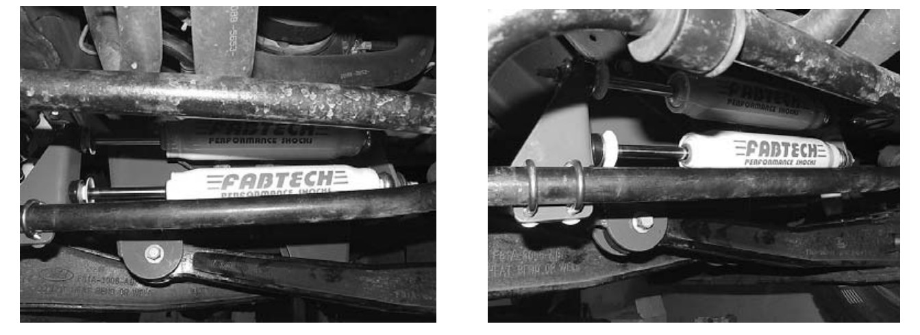 Fabtech Dual Steering Stabilizer Kit for Ford F250 F350 Super Duty Excursion 2WD