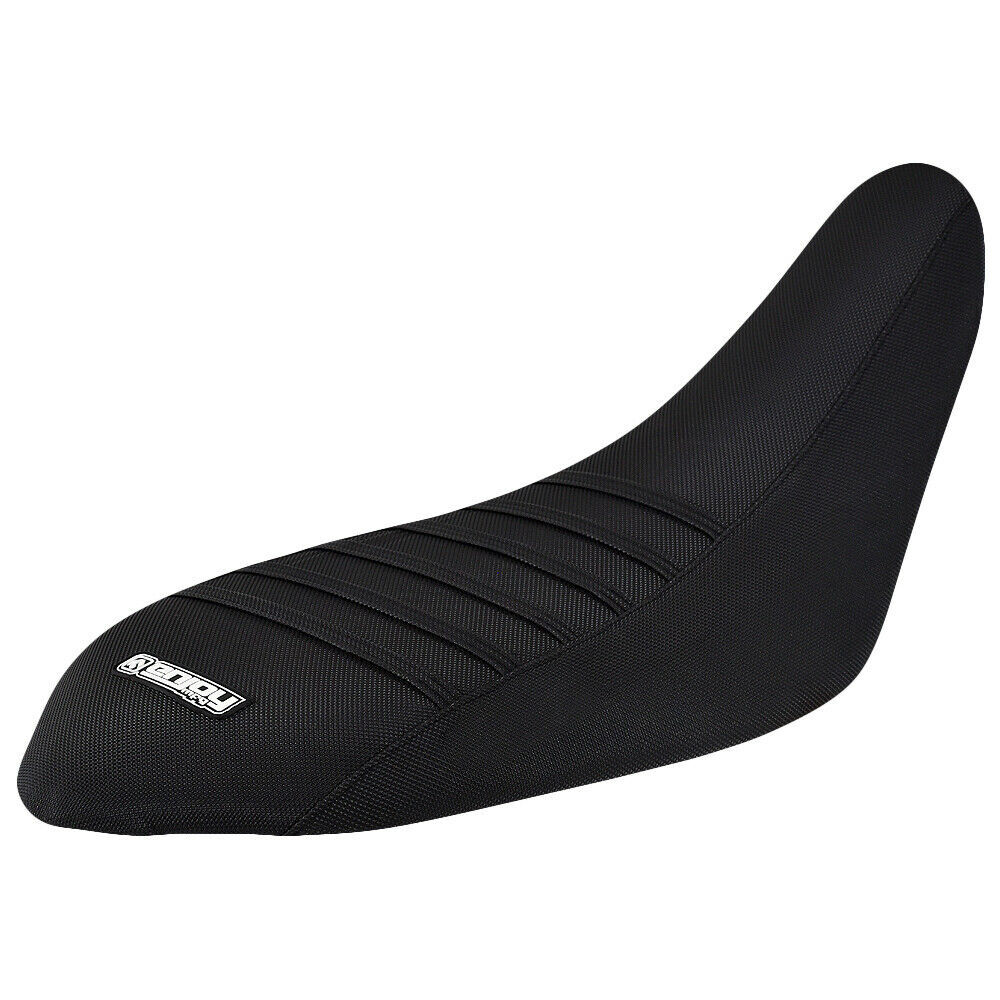 Yamaha YFZ 450 Seat Cover 2004 - 2013 ALL BLACK / BLACK RIBS Gripper #200