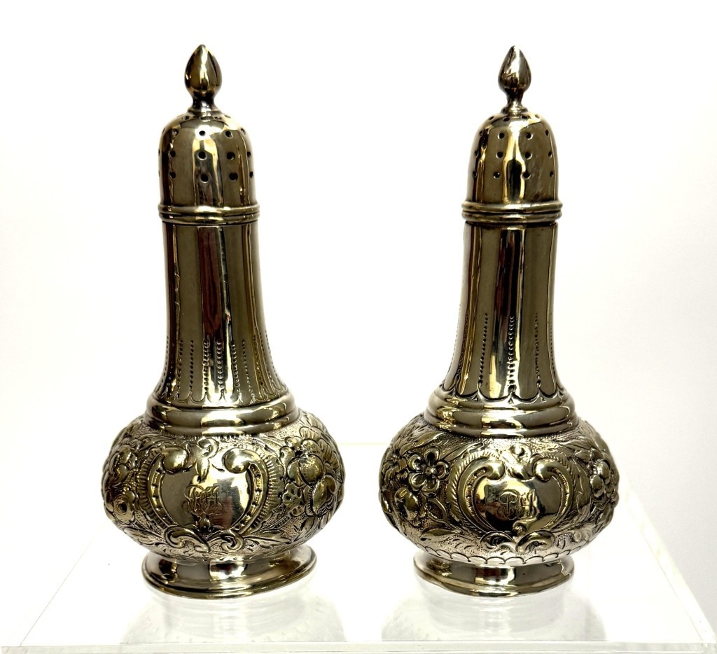 Tiffany & Co. Repousse Salt & Pepper Shakers #7043