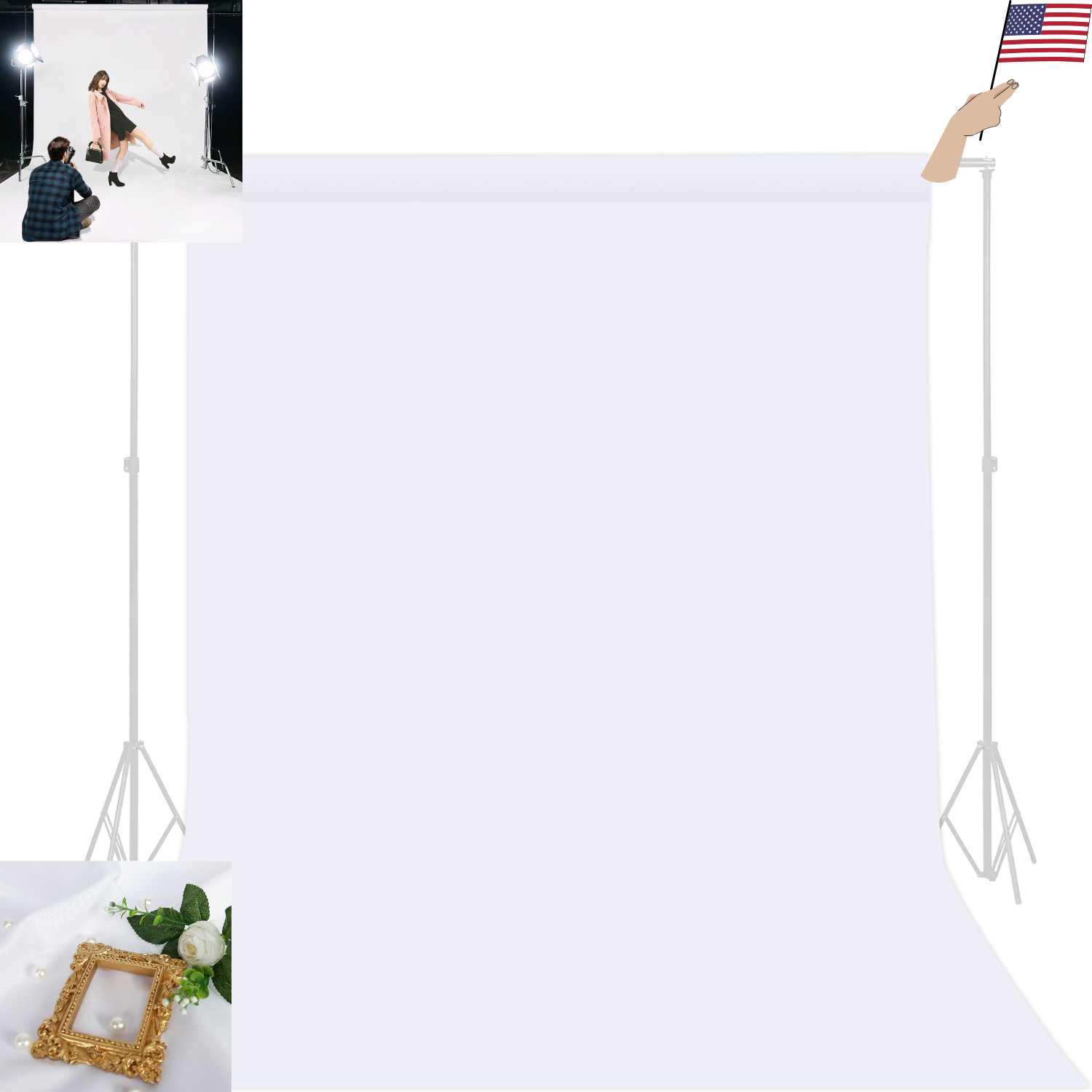 5x7ft Portrait Photo Backdrop Background Screen for Photography Video Studio