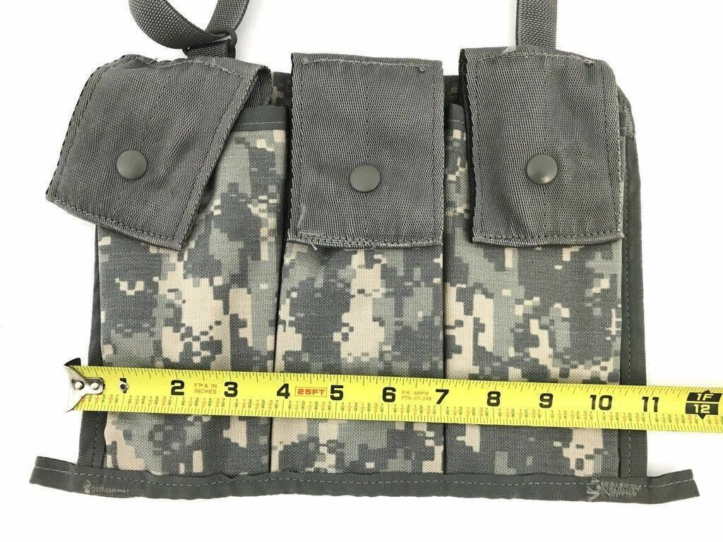 6 Magazine ACU Bandoleer Pouch, MOLLE Mag Pouches Military Army UCP Camo EXC