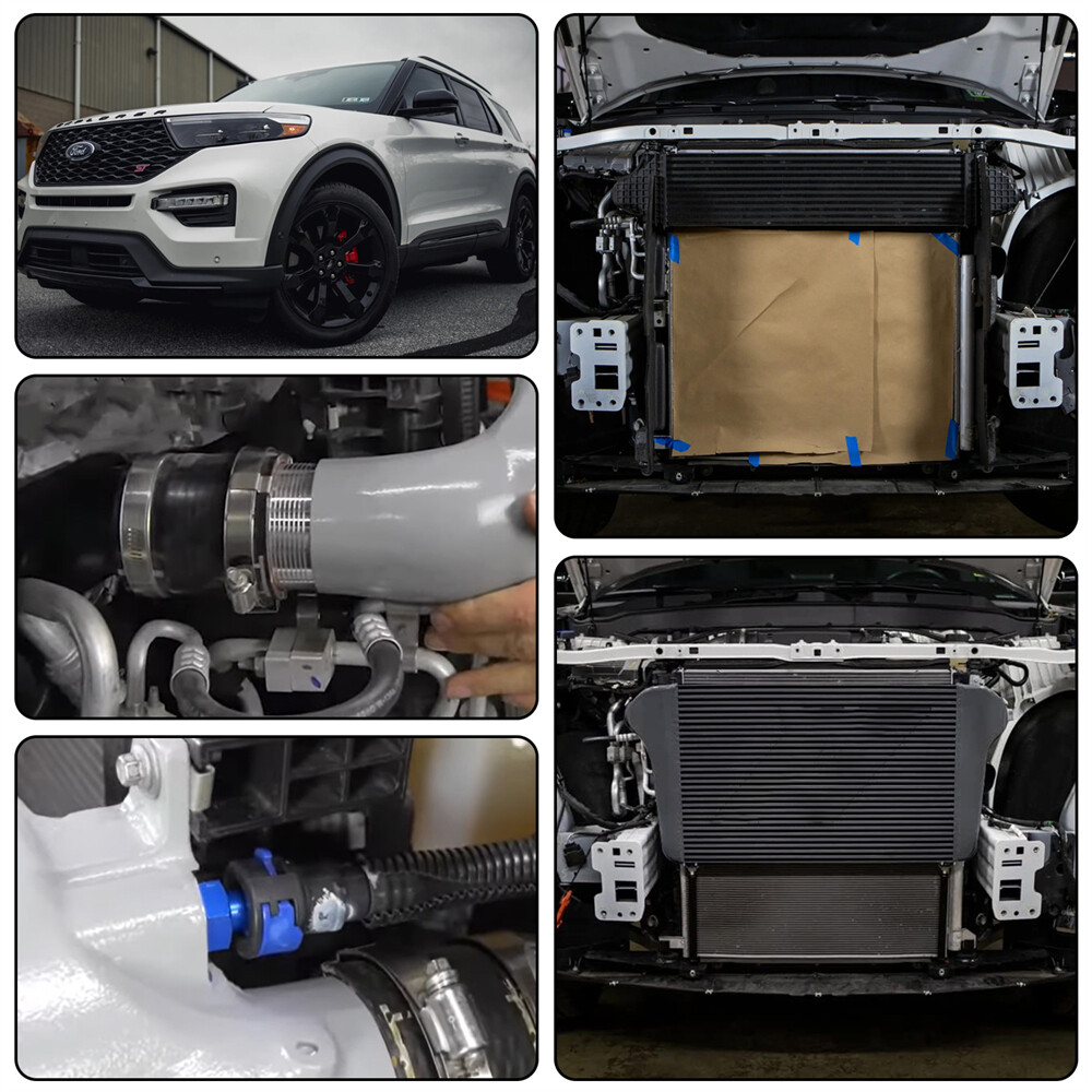 Performance Uprated Front Mount Intercooler For 2020-2023 Ford Explorer ST Black