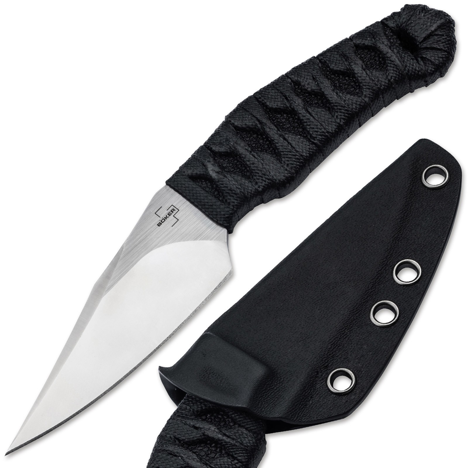 BOKER PLUS 302 Fixed Knife Japanese Style Nitro-V Blade Ray Skin Kydex 02BP0006