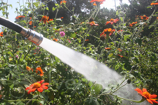 SPRAY HEAD Garden Hose Irrigation Watering Attachment Aluminum Metal Sprayer