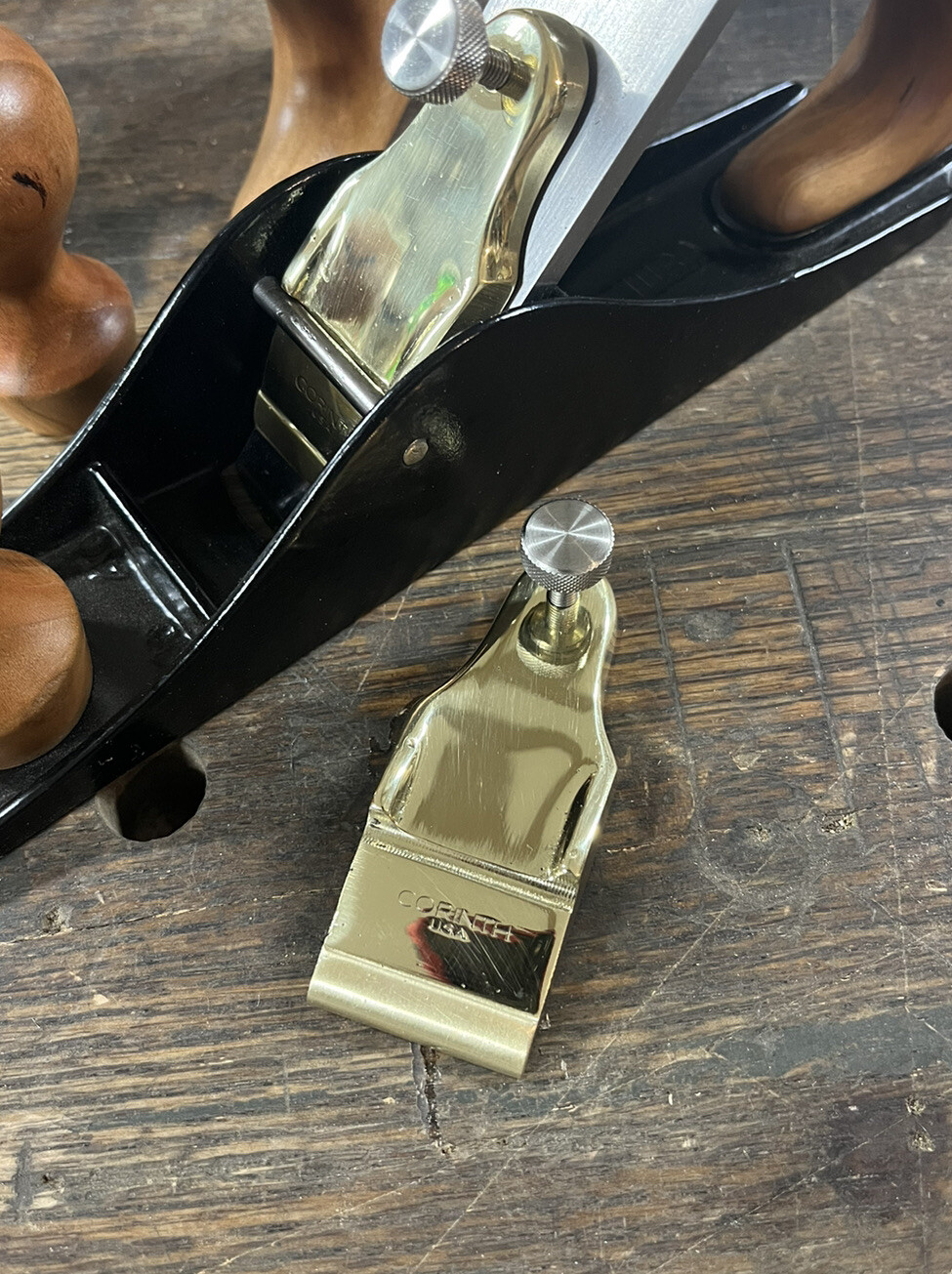 Stanley No. 40 Scrub Plane with Bronze Screw Cap, New