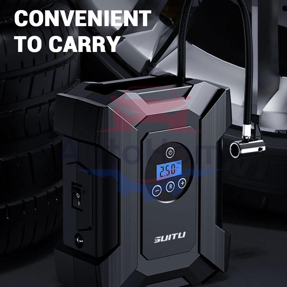 Car Air Tire Pump Inflator Portable Compressor Digital Electric Auto 150PSI 12V