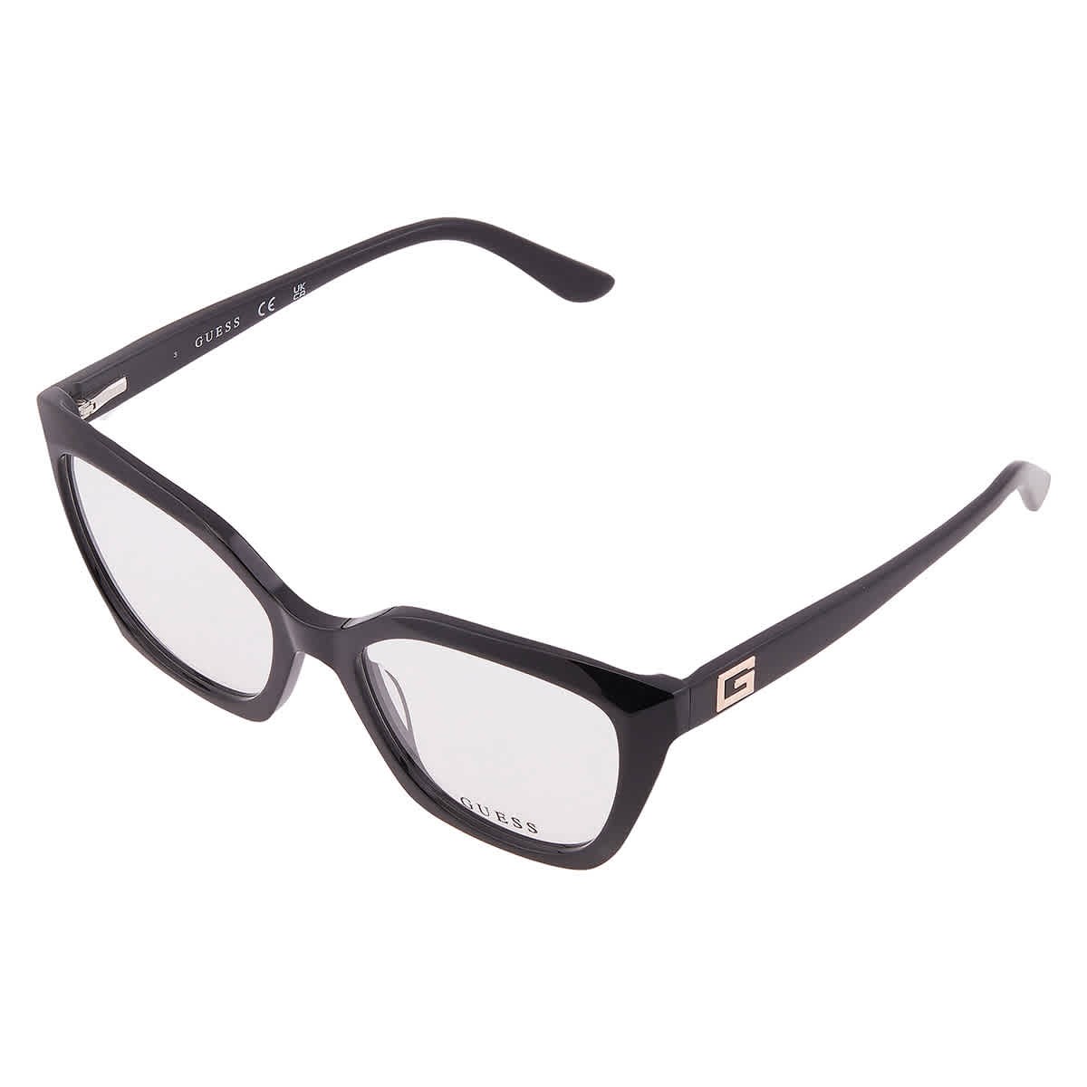 Guess Demo Cat Eye Ladies Eyeglasses GU50111 001 55 GU50111 001 55