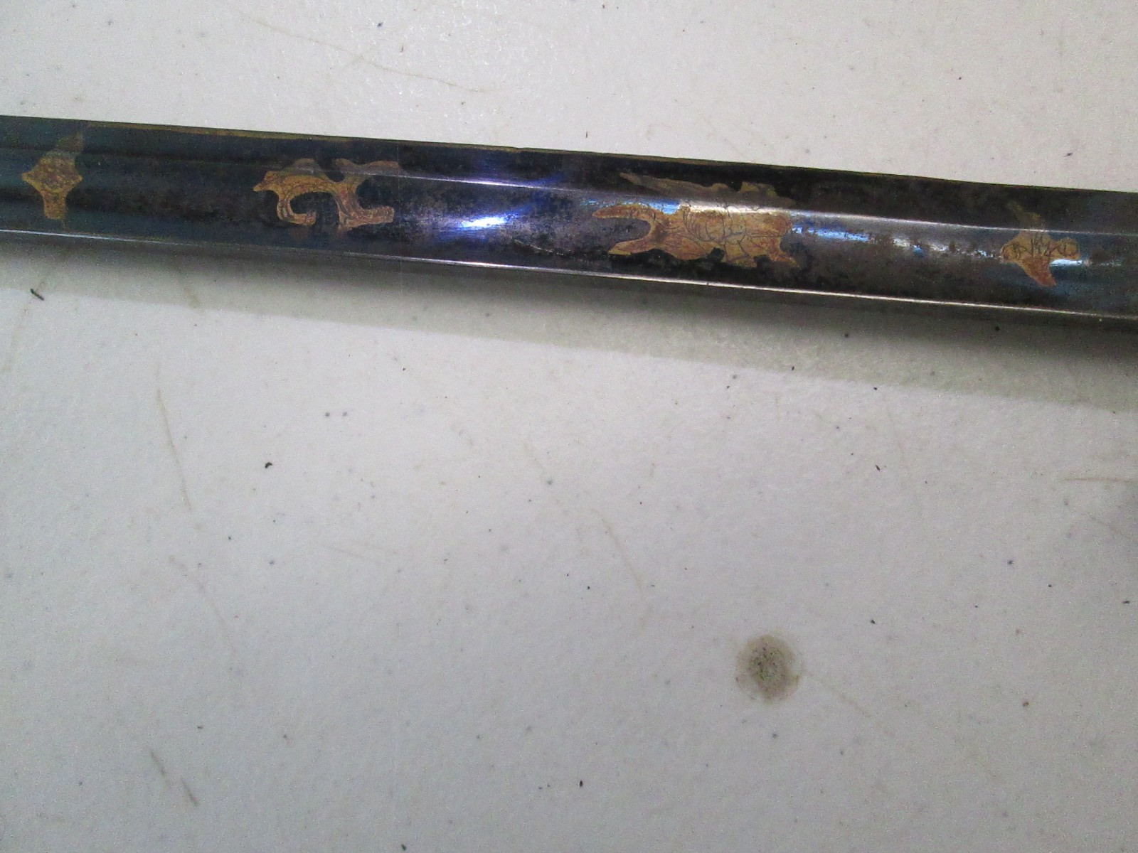 US Militia Eagle Head West Point Sword with Etched Blade