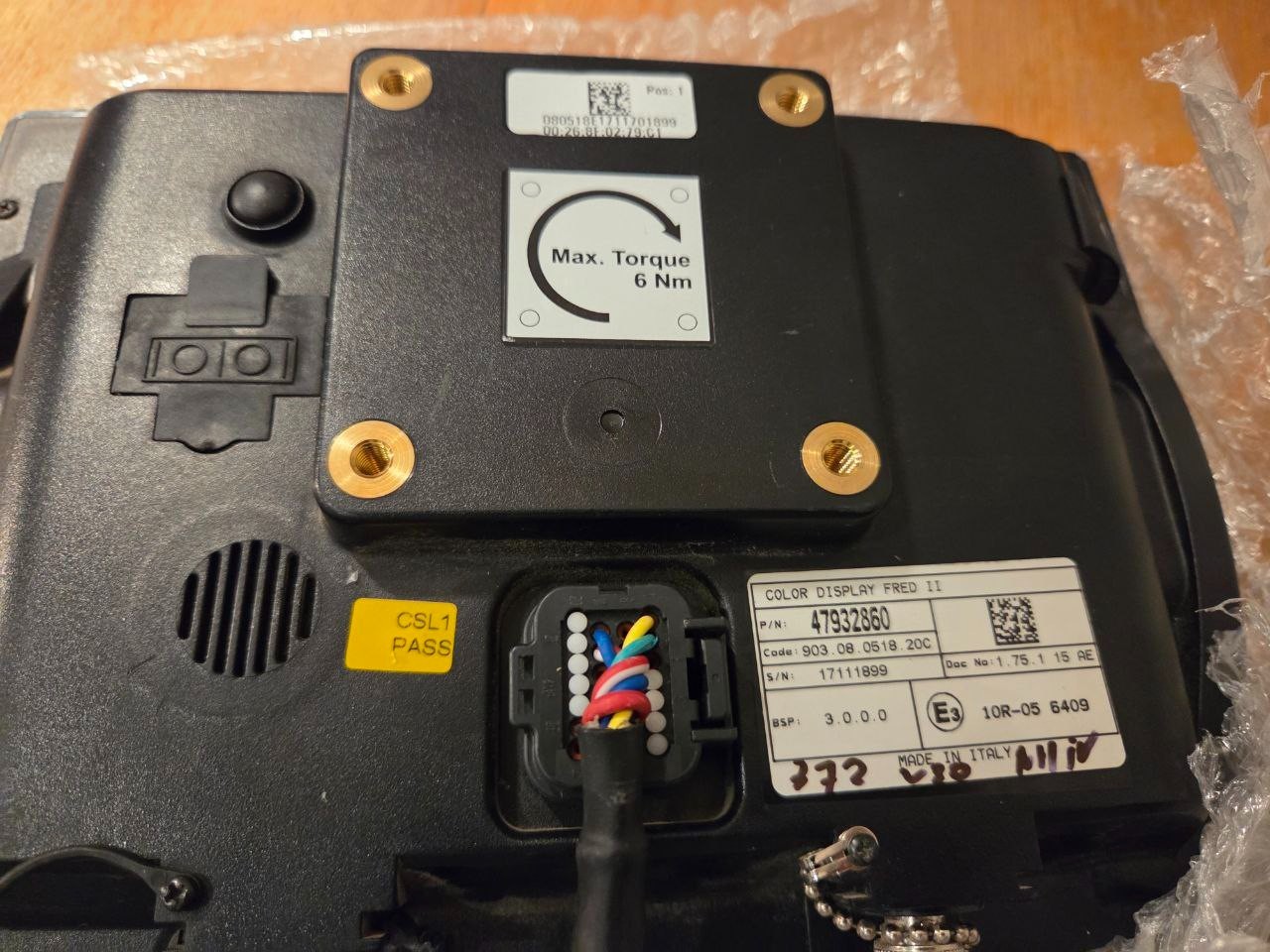 Display Pro700 Intelli Veiw IV Fred2 Pn 47932860 CNH Case & New Holland