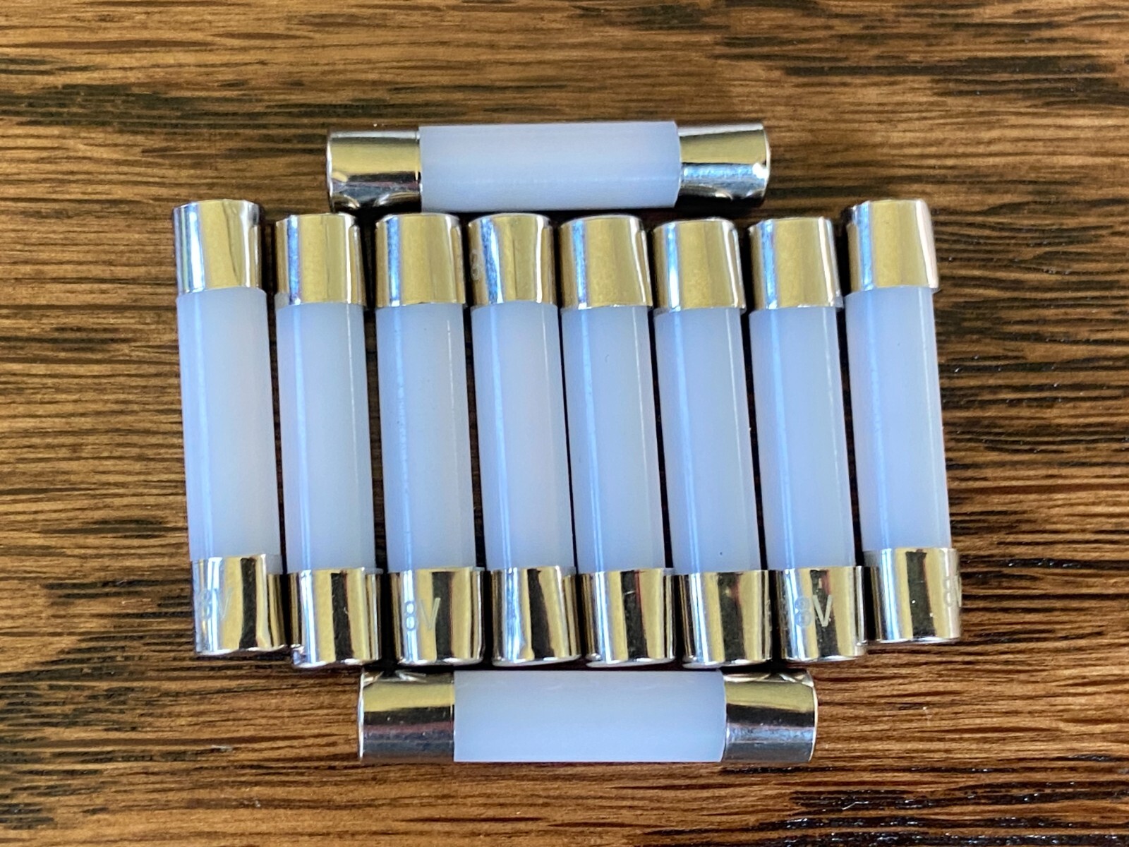 10 New Warm White 8V Fuse Lamp LED Light Bulbs Marantz 360-DEGREE No Hot Spots!