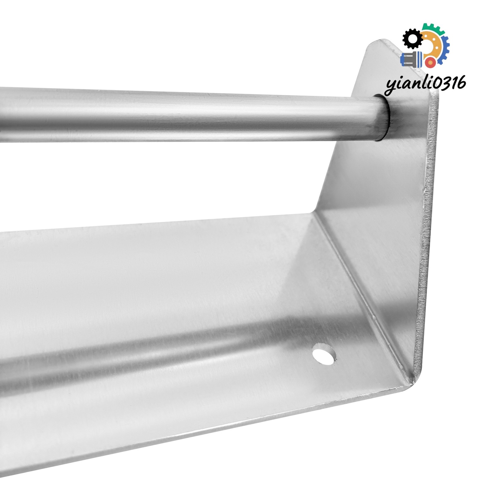 Aluminum Tie Down Hanger Holder Rack for Trailer Garage Storage Organizer Silver