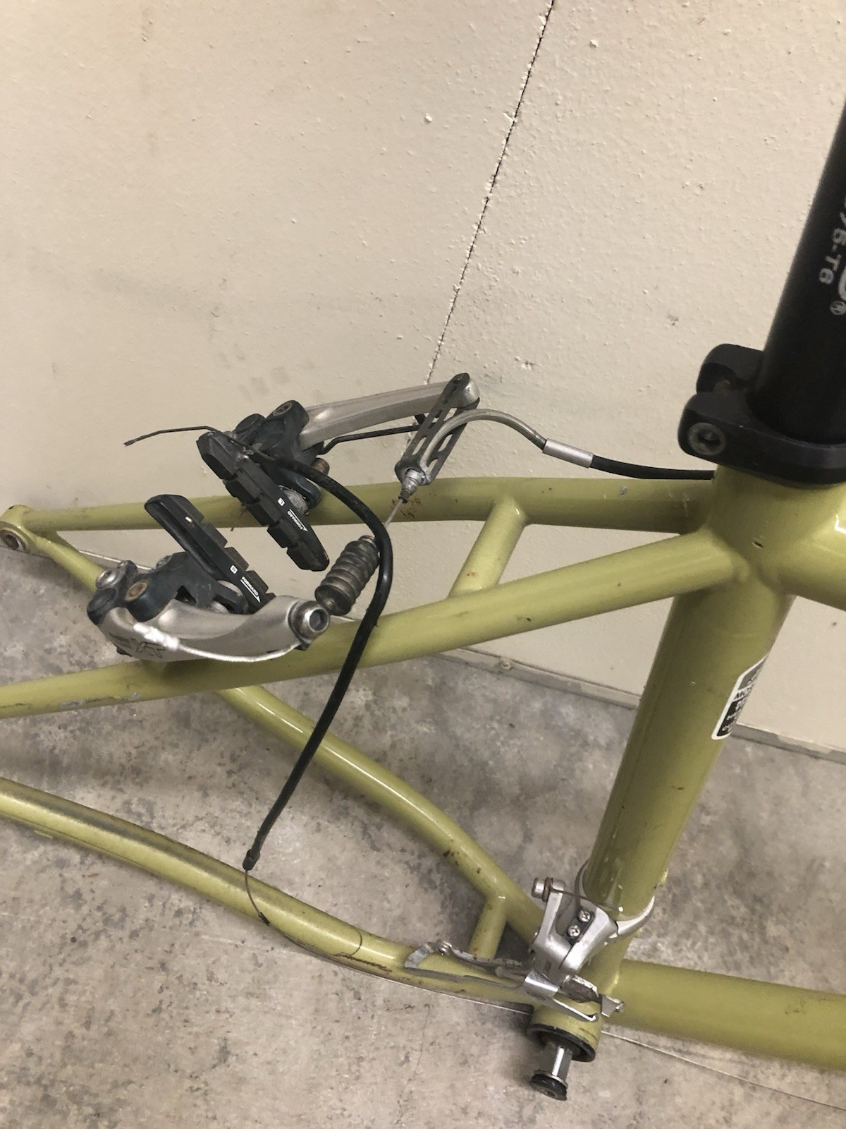 Vintage Old School Ibis Mojo Mountain Bike Frame King Thompson Bomber Xt