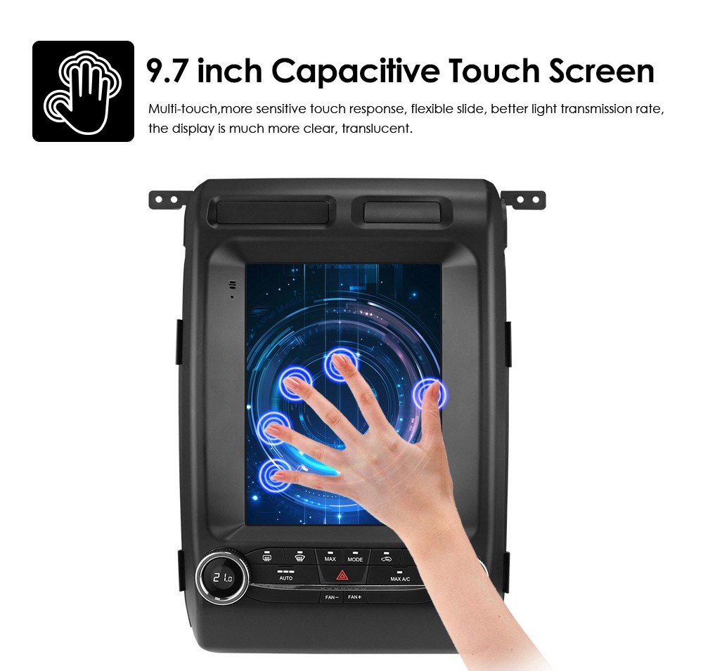 For Ford F150 2009-2014 9.7" Android 14 Carplay Car Stereo Radio GPS Navi 2+32GB