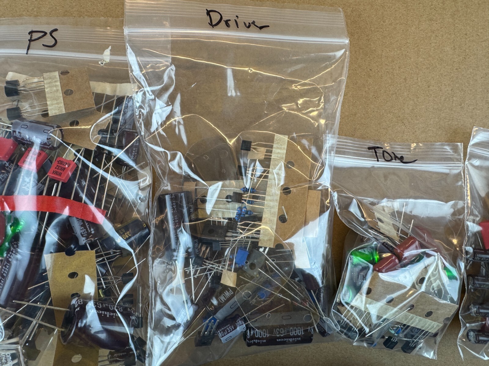 Sansui AU-717 Complete PLUS ULTRA Rebuild Kit Improved Capacitor Ratings Etc