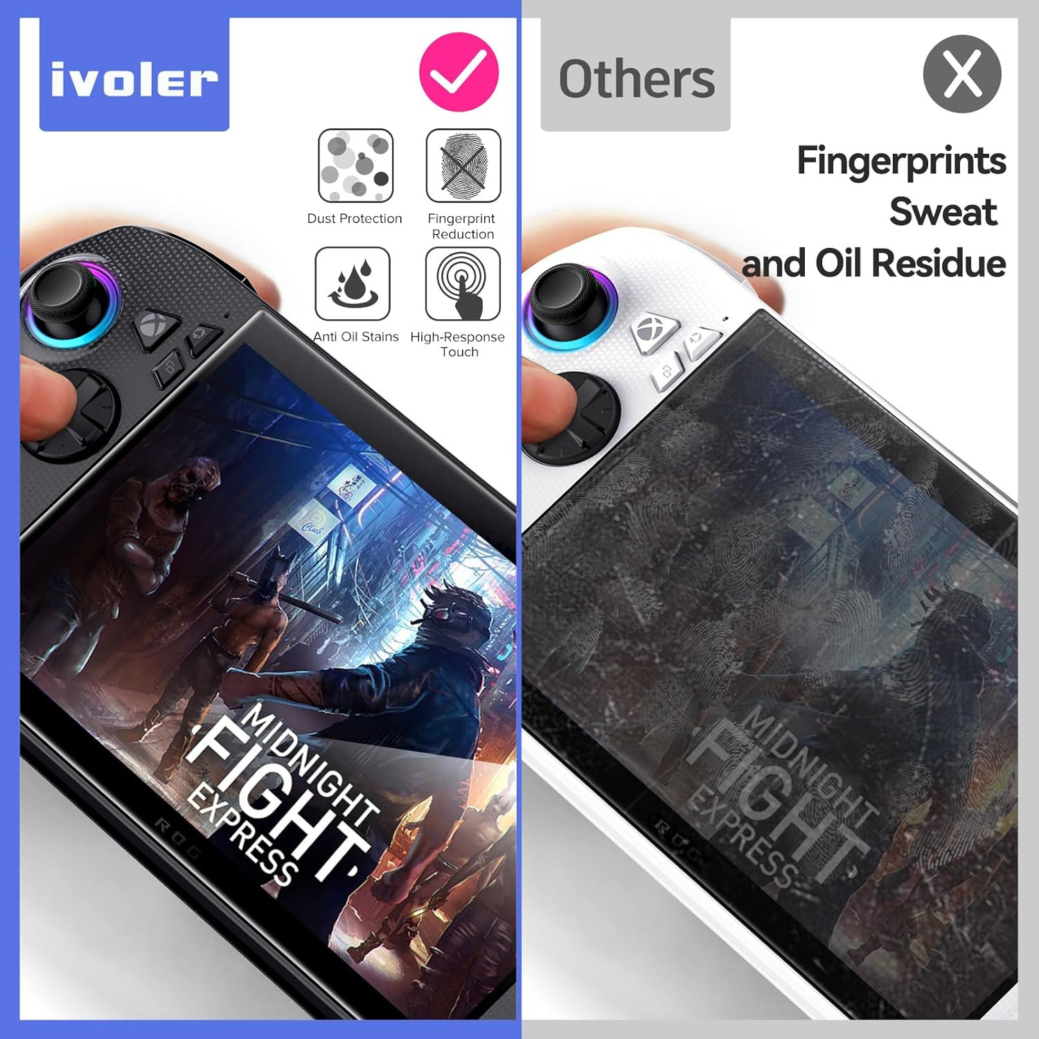 3-Pack Screen Protector for ASUS ROG Xbox Ally X/ROG Xbox Ally Handheld 2025, Te