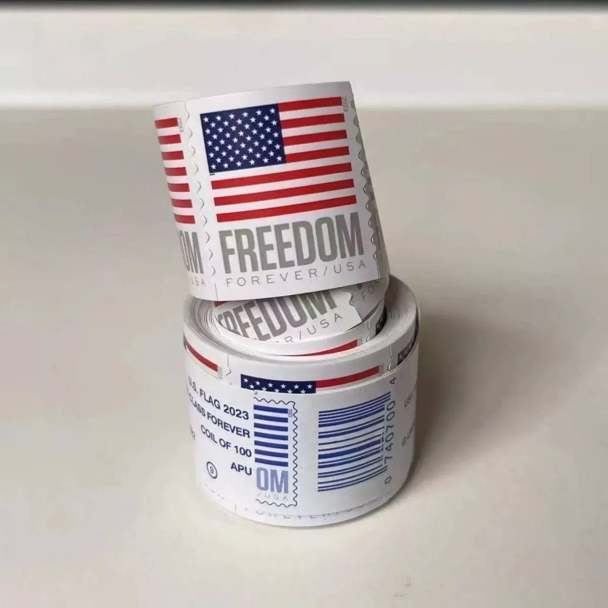 New 1 rolls of 100 USPS - Postage Free Ship!!-100 PCS-Discount Multiples!