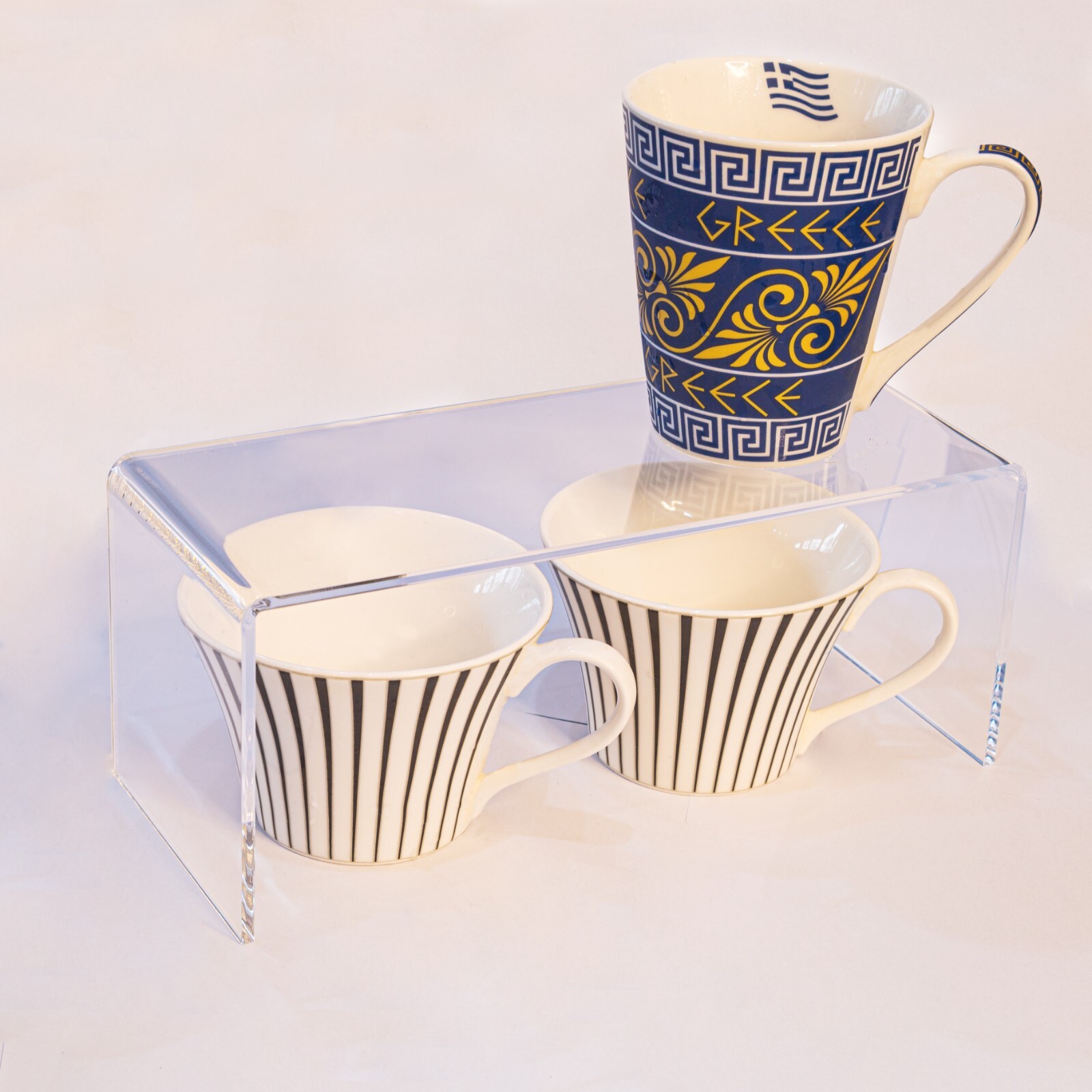 Acrylic Display Shelves Risers Plinths Stands for Collectables Items-Hoverstand