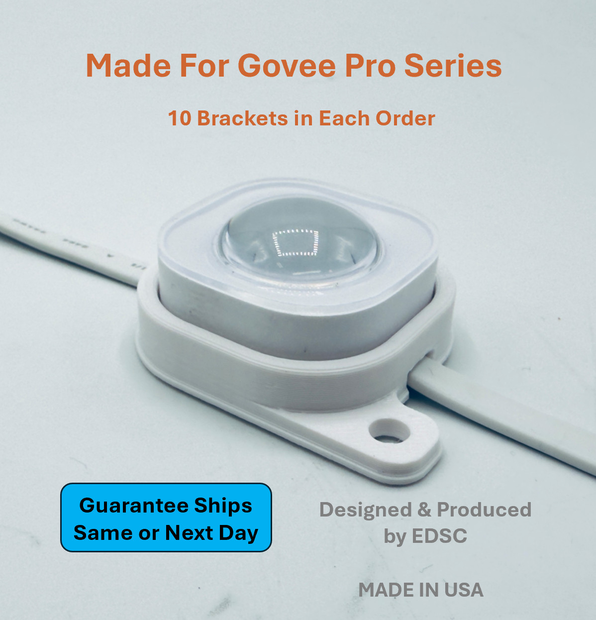 Govee Permanent Light Mounting Brackets-Soffit/Peak Clips-For Pro Series-H706