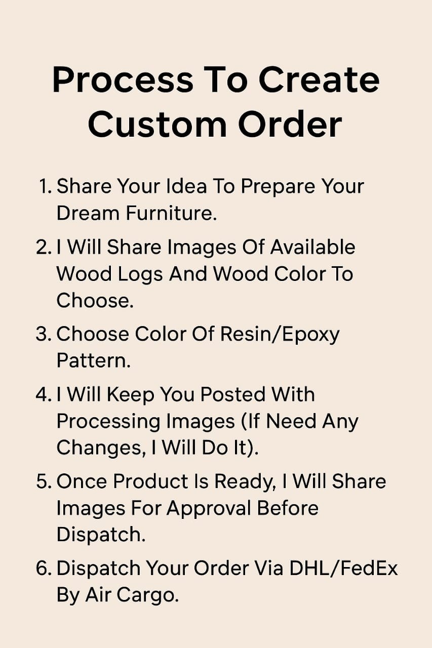 Luxury Epoxy River Table Top Blue Ocean Resin Handmade Wood Coffee Table