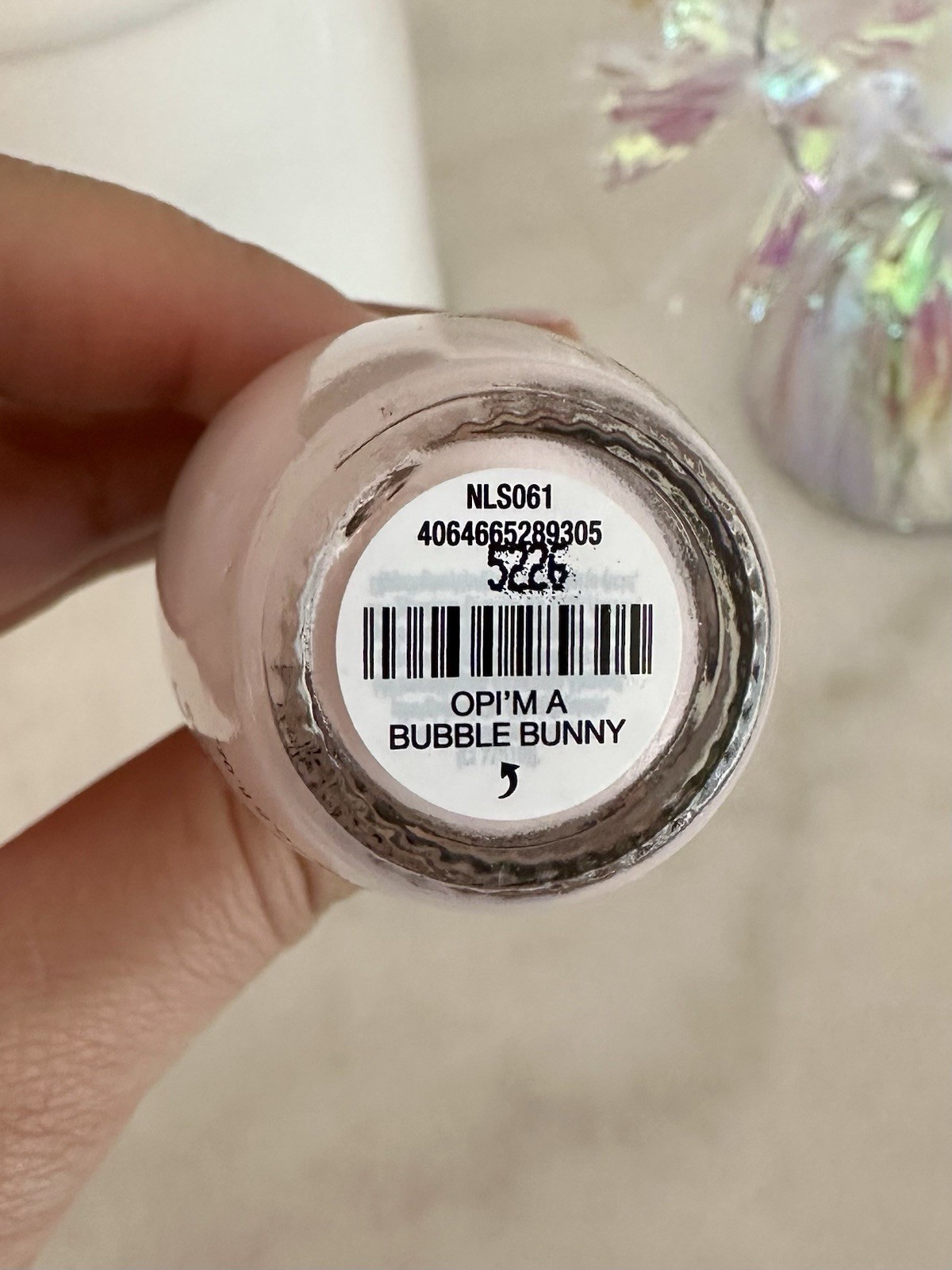 NEW OPI Nail Polish Lacquer OPI'm a Bubble Bunny NLS061