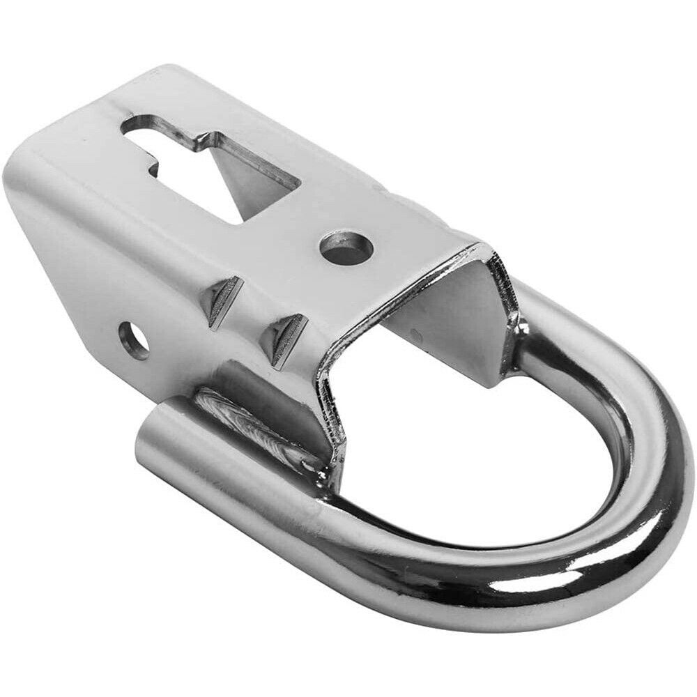 Front Pair Chrome Tow Hooks w/ Hardware For Ford F150 F-150 2004-2024 Cab Pickup