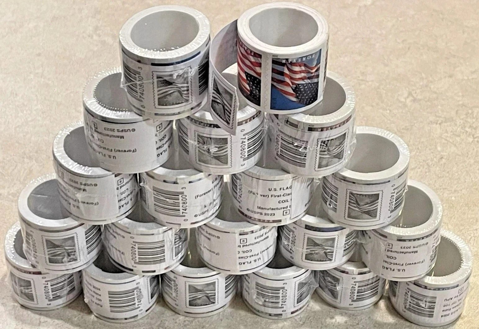 New Collection 20 ROLLS Of 100 USPS Postage-2000 PCS-Special Sale (2024)