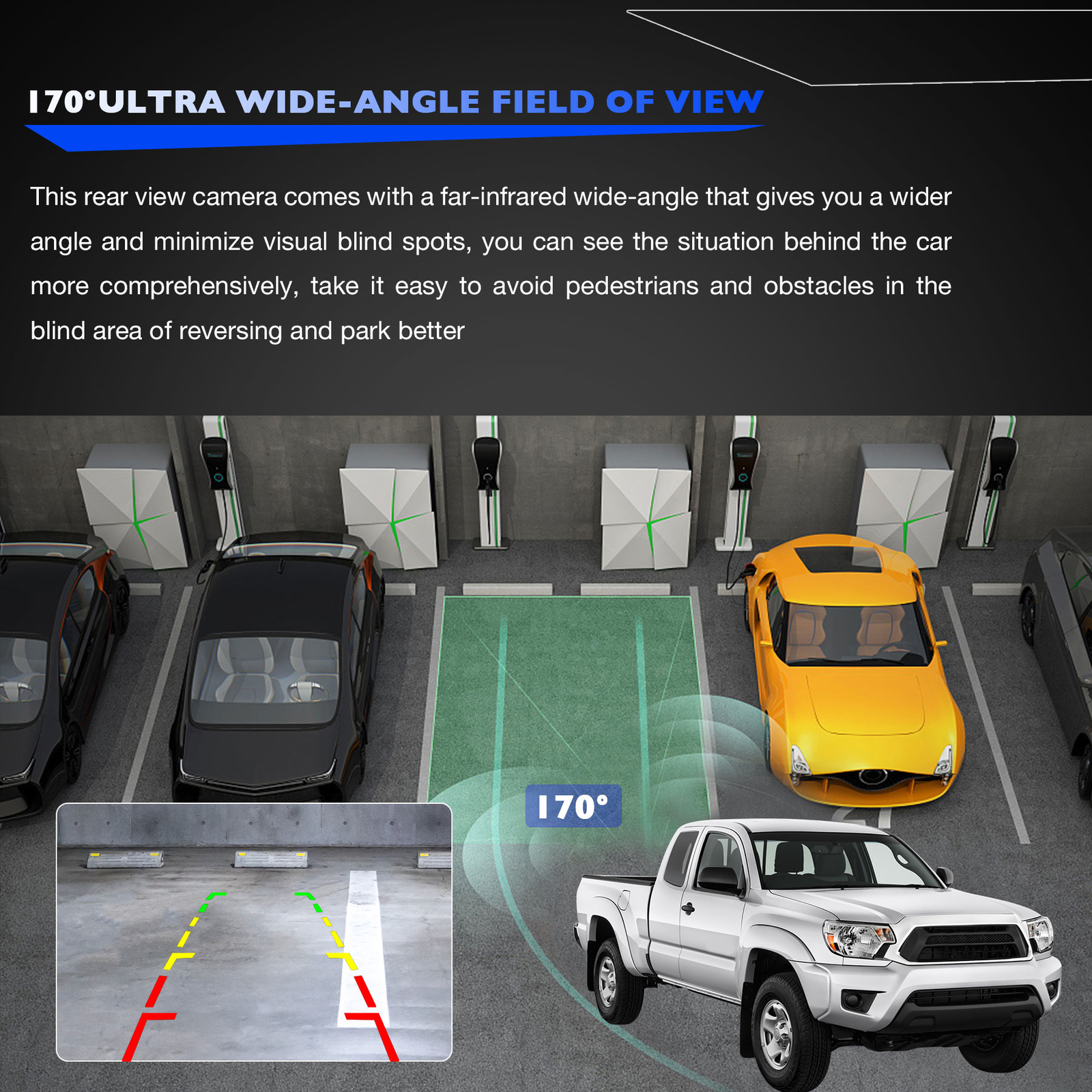 Tailgate Handle w/ Rear Backup Camera & Wiring Harness for 2000-06 Toyota Tundra