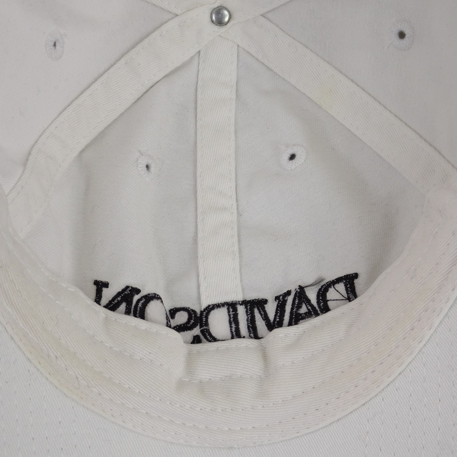 Authentic Vintage Davidson College Strapback Legacy RARE HAT CAP 00S Y2K