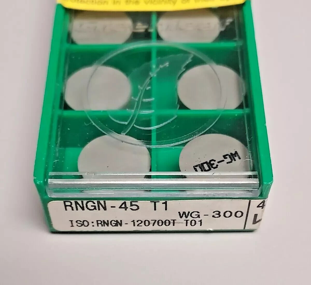 **SALE** GREENLEAF: Turning Insert-RNGN-45 T1, WG-300 GENUINE