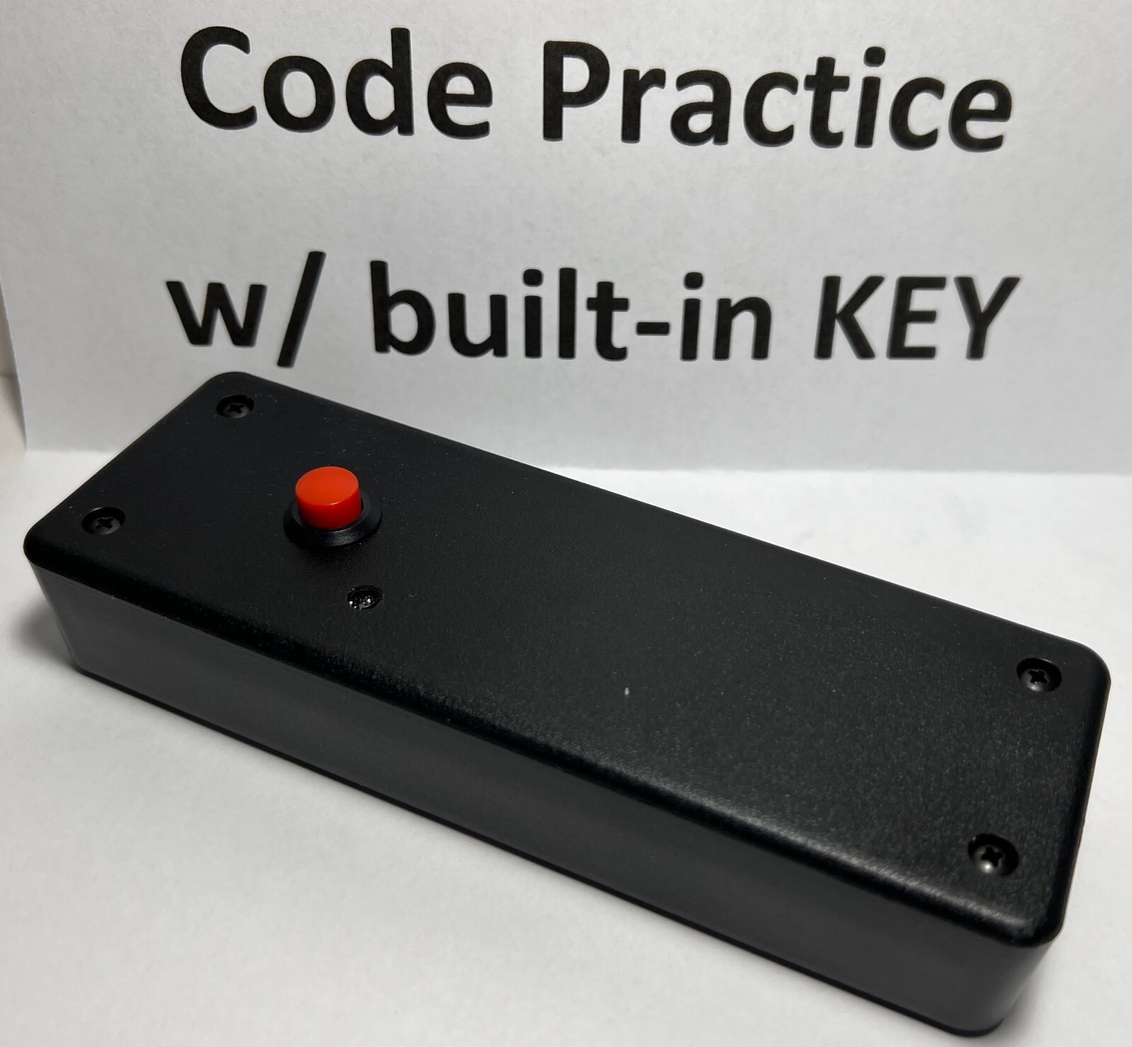 Code Practice Oscillator with BUILT IN KEY only, CW Morse, Must read ad!