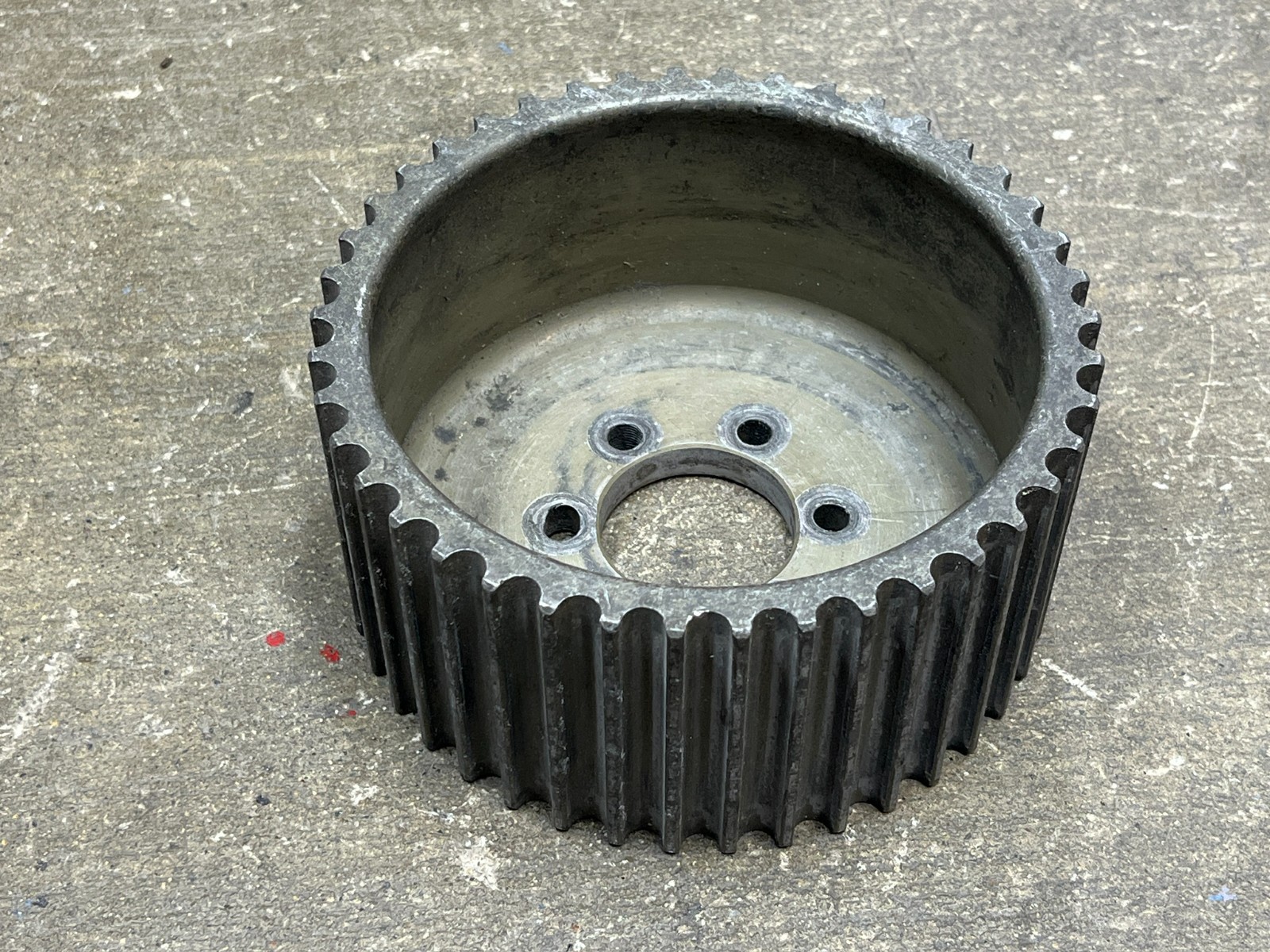 Pulley, Blower, 13.9 mm, magnesium, for 3" wide belt, 2" register hole, 42 tooth