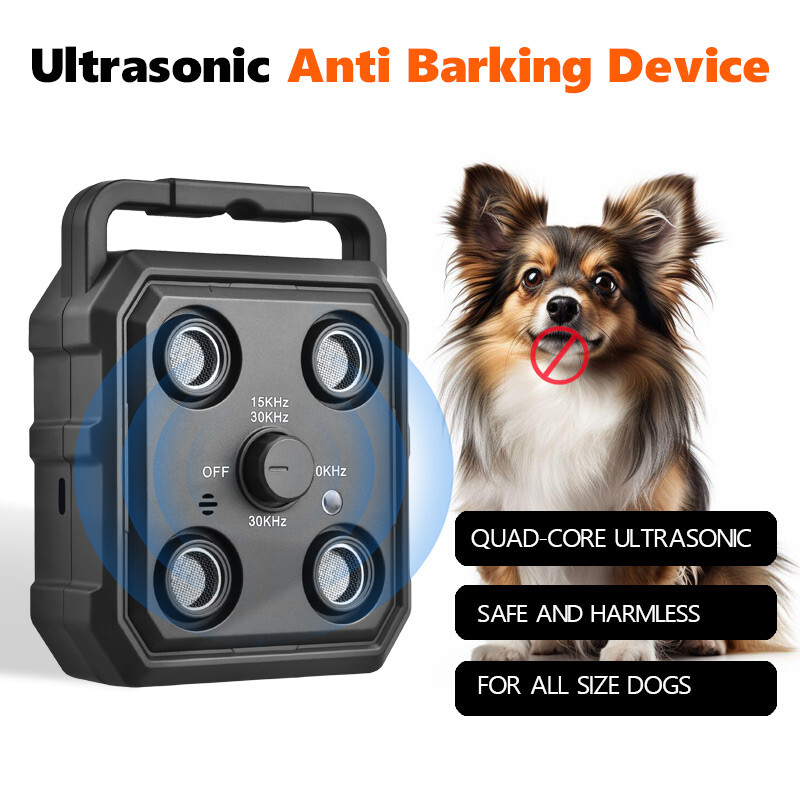 Mini Ultrasonic Dog Repeller High Power Anti Bark Device Long Range Pet Training
