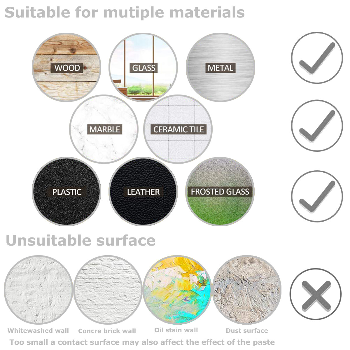 Double-sided Grip Tape Traceless Washable Adhesive Gel Nano Invisible Tape