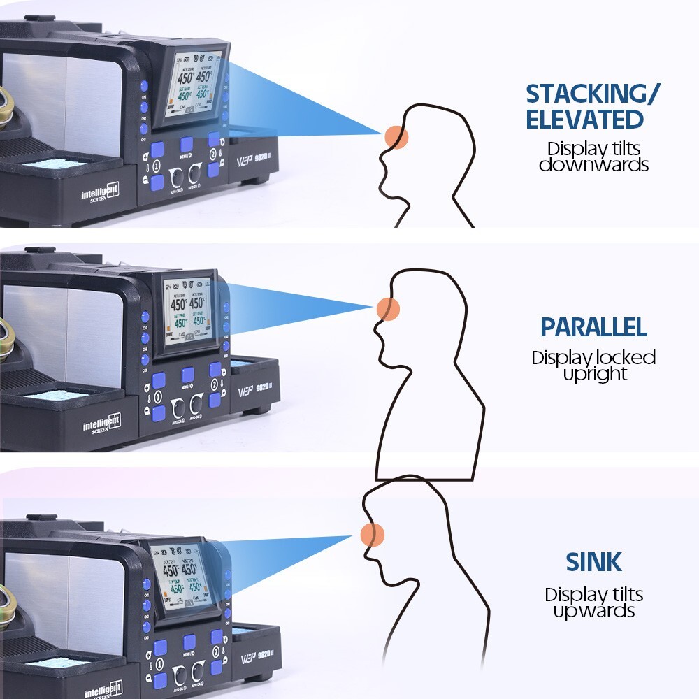 WEP Precision Soldering Station with C210/C245 soldering iron tips