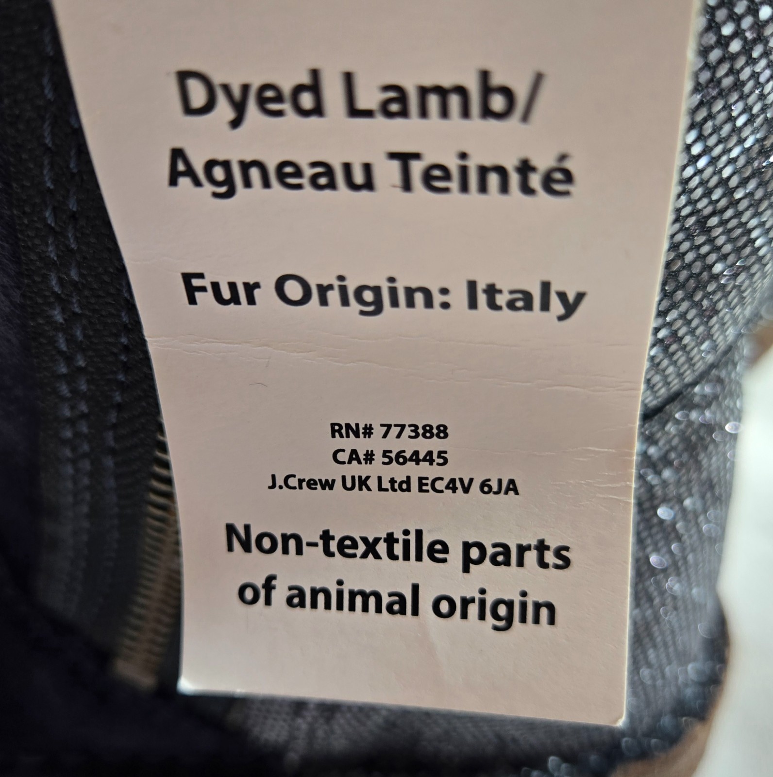 NEW Crew Cuts Girls 10 Lambskin Boots Navy Blue Glitter Crepe Sole HTF